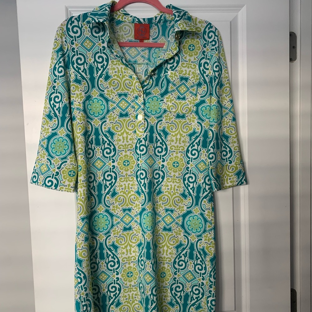 Tracy Negoshain green dress